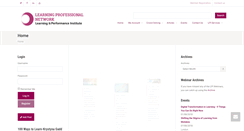 Desktop Screenshot of learningprofessionalnetwork.com